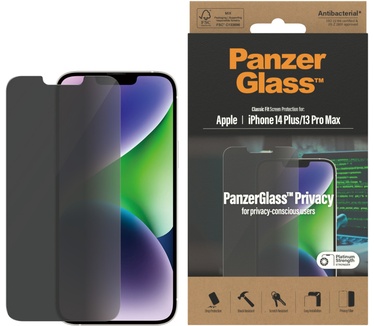 PanzerGlass Classic Fit Privacy Apple i (Apple - iPhone 14 Plus,
Apple - iPhone 13 Pro Max)