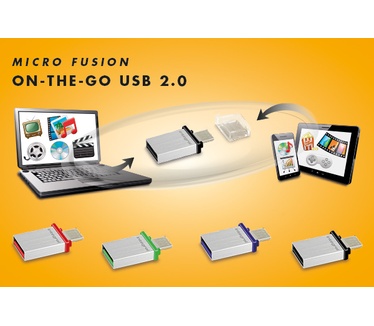 Integral 16GB Micro Fusion USB2.0 OTG