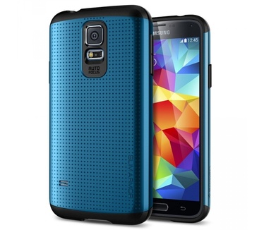 Spigen Case Slim Armor Samsung Galaxy S5 (electric blue) SGP10753