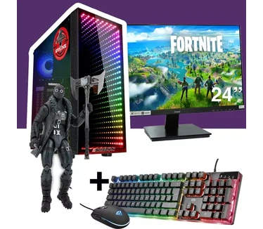 ScreenON - Fortnite Renegade Shadow Hero - GamePC (GamePC + 24 Inch Monitor + Toetsenbord + Muis)