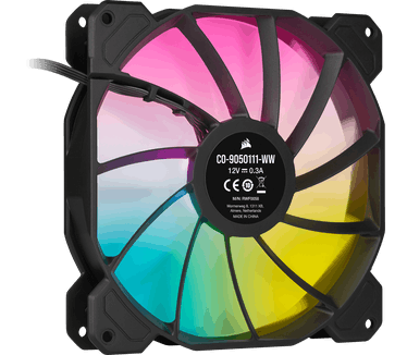 Corsair iCUE SP140 RGB ELITE Performance 140mm PWM Fan — Dual Fan Kit with Lighting Node Core, 140mm