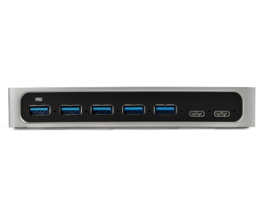 Startech.com 7 poorts USB-C hub USB-C naar 5x USB-A en 2x USB-C USB 3.0 hub