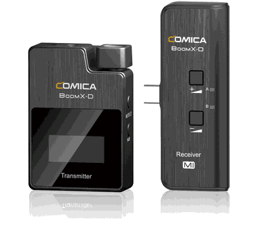 Comica Comica BoomX-D UC1 draadloze microfoon-set met 1 zender en USB-C-ontvanger