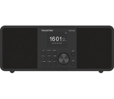 Telestar TOP 250 DAB+ Internetradio schwarz
