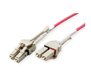 Roline Glasvezelkabel 50/125µm OM4, LC/LC, Low-Loss connector, violet, 7 m