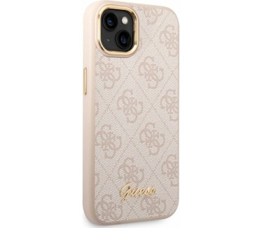 Guess 4G Back Case - Apple iPhone 14 (6.1") - Roze Roze