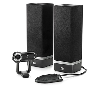 HP SkyRoom Webcam and Desktop Audio Kit (WF819AA)