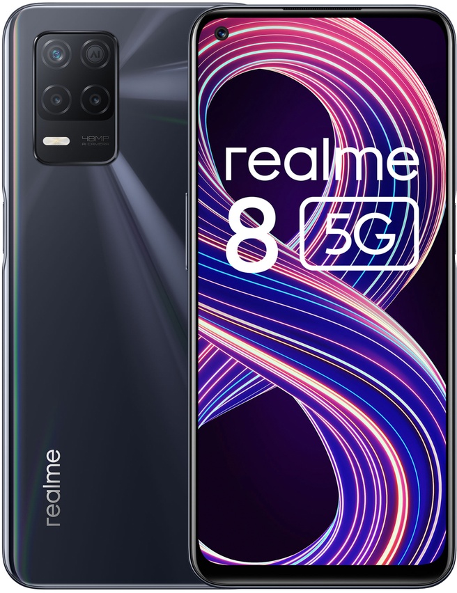 Specificaties van Realme 8 5G Zwart - Tweakers