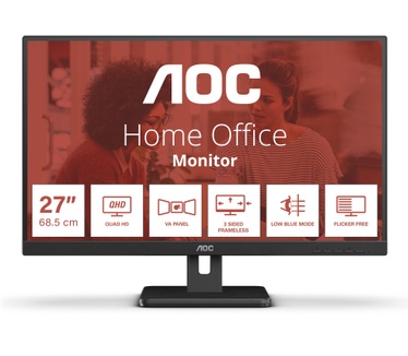 AOC Q27E3UAM Zwart