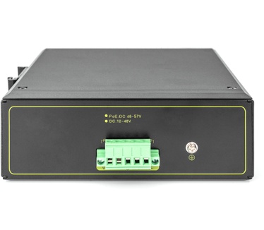 Digitus Industrial 8-Port Gigabit PoE Switch, Unmanaged, 2 Uplinks