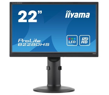 Iiyama B2280HS-B1DP Zwart