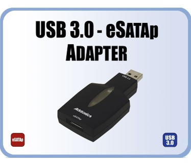 Addonics ADU3ESA USB 3.0 eSATAp Adapter
