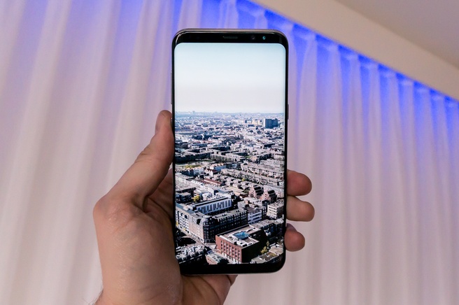 Samsung Galaxy S8 productfoto's preview
