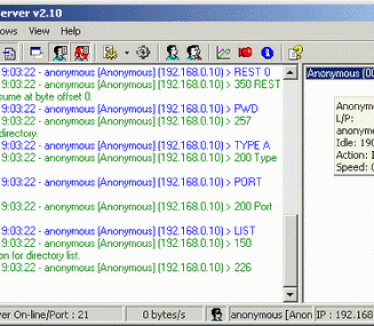 BulletProof FTP Server screenshot (resized)