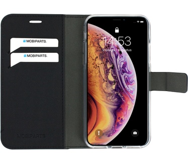 Mobiparts Saffiano Wallet Case Apple iPhone X, iPhone XS Black