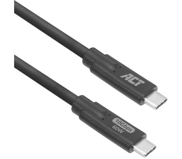ACT USB 3.0 10Gbps 60W USB Type-C kabel, 3 meter