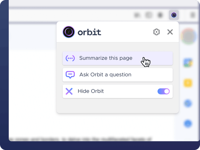 Orbit-extensie. Bron: Mozilla