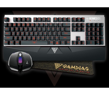 Gamdias Hermes E1 Mechanical keyboard combo Brown US