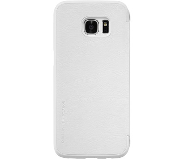 Nillkin Qin PU Leather Book Case Samsung Galaxy S7 Edge - Wit