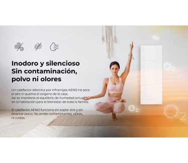 Aeno Infrarot Heizkörper Premium Eco Smart LED GH4S 700W BK retail