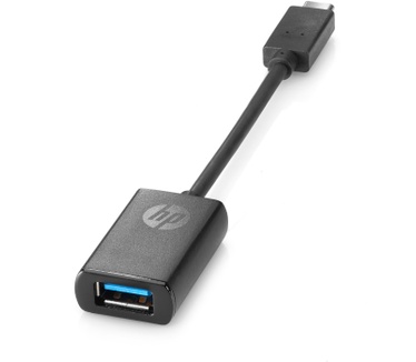 HP USB-C to USB 3.0 Adapter Zwart