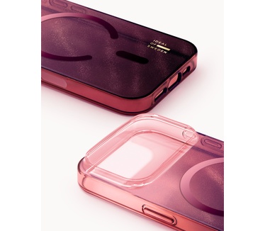 iDeal of Sweden Transparante MagSafe-hoes voor iPhone 17 Pro, kersenlak
