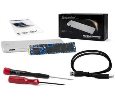 OWC Aura Pro 6G for MacBook Air 2012 + Envoy Upgrade Kit 480GB