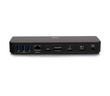 CablesToGo Thunderbolt™ 3 USB-C® 11-in-1 8K UHD Docking Station met DisplayPort™, Ethernet, USB, SD-kaartlezer, 3,5 mm audio en Power Delivery tot 85W - 8K 30Hz (TAA-conform)