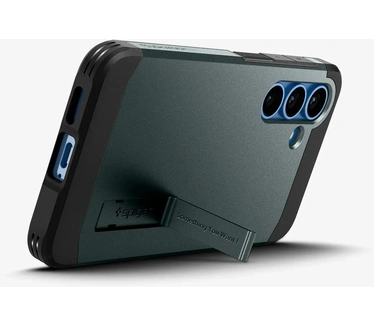 Spigen Galaxy S25 Case Tough Armor AI (MagFit) Groen