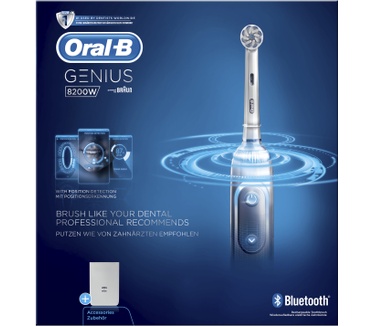 Oral-B Oral-B Genius 8200W Elektrische Tandenborstel Zilver Powered By Braun