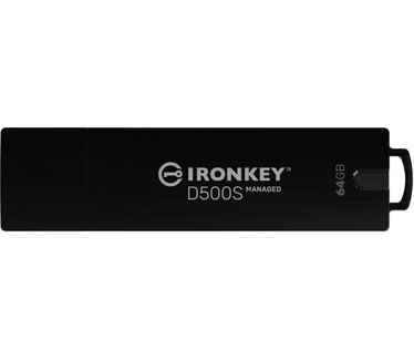 Kingston IronKey D500S Managed 64GB Zwart