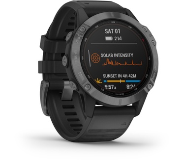 Garmin fēnix 6 Pro Solar Grijs (Zwart)