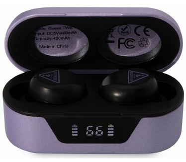 Guess True Wireless Universele Bluetooth In-Ear Oordopjes - Paars