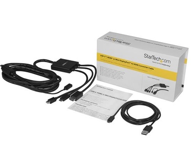 Startech.com USB-C, HDMI of Mini DisplayPort naar HDMI converter kabel 2 m adapterkabel