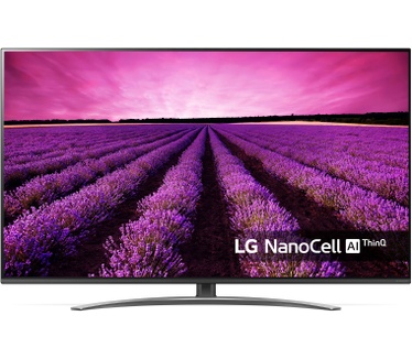 LG 49SM8200PLA Zilver, Zwart