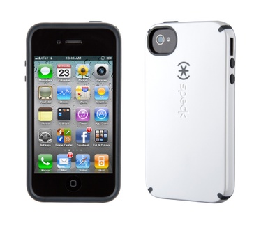 Speck CandyShell (MoonSuit White) (Apple iPhone 4)