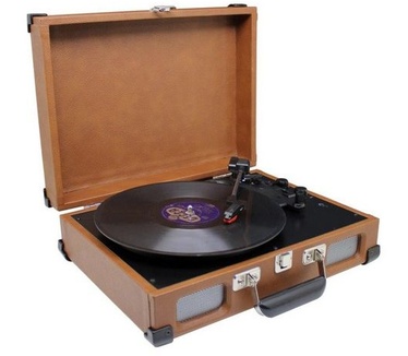 Soundmaster PL580BR Koffermodel platenspeler