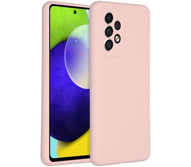 Accezz Liquid Silicone Backcover Samsung Galaxy A53 - Roze