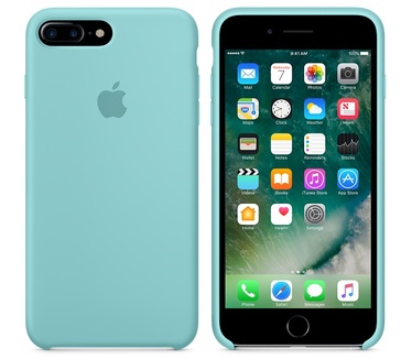Apple iPhone 7 plus Siliconenhoesje  Blauw