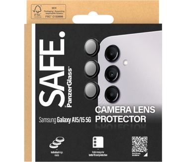 PanzerGlass SAFE. by PG Camera Protector Samsung New A14 A14 5G Black