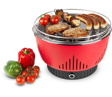 Medion Houtskoolgrill met luchtcirculatie MD 17700 (rood)