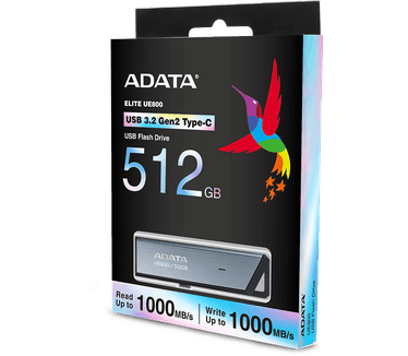 Adata UE800 512GB Zilver