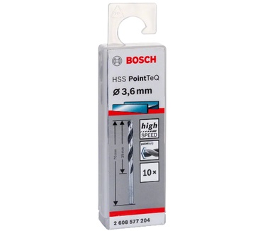Bosch HSS Spiraalboor PointTeQ