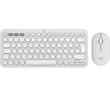 Logitech Pebble 2 Combo, Azerty BE, Wit