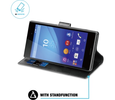 BeHello Sony Xperia Z5 Compact Wallet Case Black