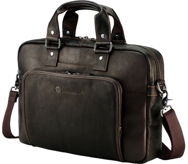 HP Elite Colombiaans lederen tas met bovensluiting Bruin