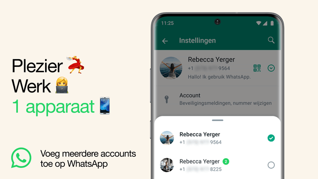 WhatsApp - Meerdere accounts