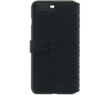 Guess Heritage Book Case voor Apple iPhone 7 Plus (5.5") - Zwart Zwart