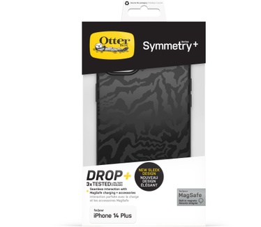 Otterbox OtterBox Symmetry+ hoesje voor iPhone 14 Plus met MagSafe, schokbestendig, valbestendig, dun beschermend hoesje, 3x getest volgens militaire standaard, Antimicrobieel, Rebel