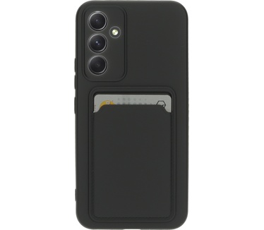 Mobiparts Classic TPU Case with Cardholder Samsung Galaxy A54 4G/5G Matt Black